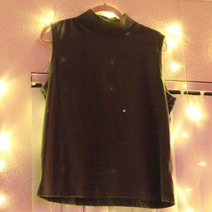 Sleeveless Turtleneck Top
